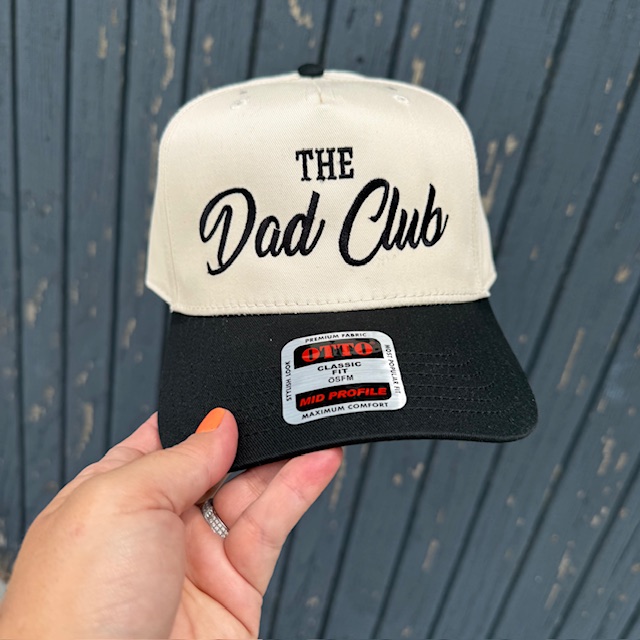 The Dad Club Embroidered Hat