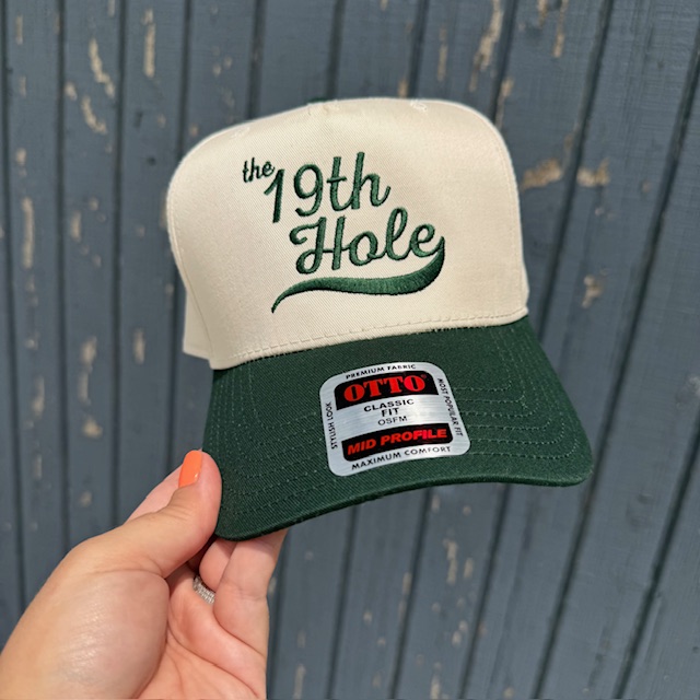 19th Hole Embroidered Hat