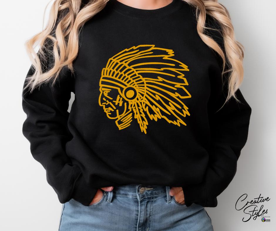 Vintage Indian Embroidered Crewneck