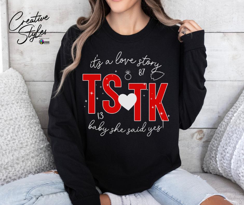 Love Story Long Sleeve Tee