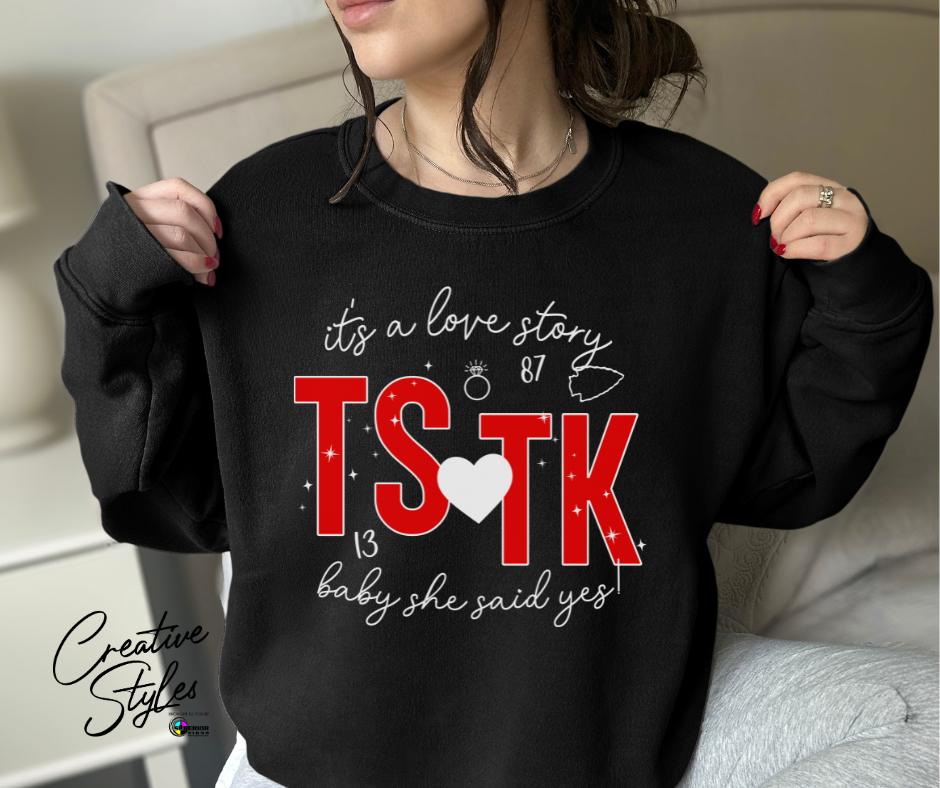 Love Story Crewneck Sweatshirt