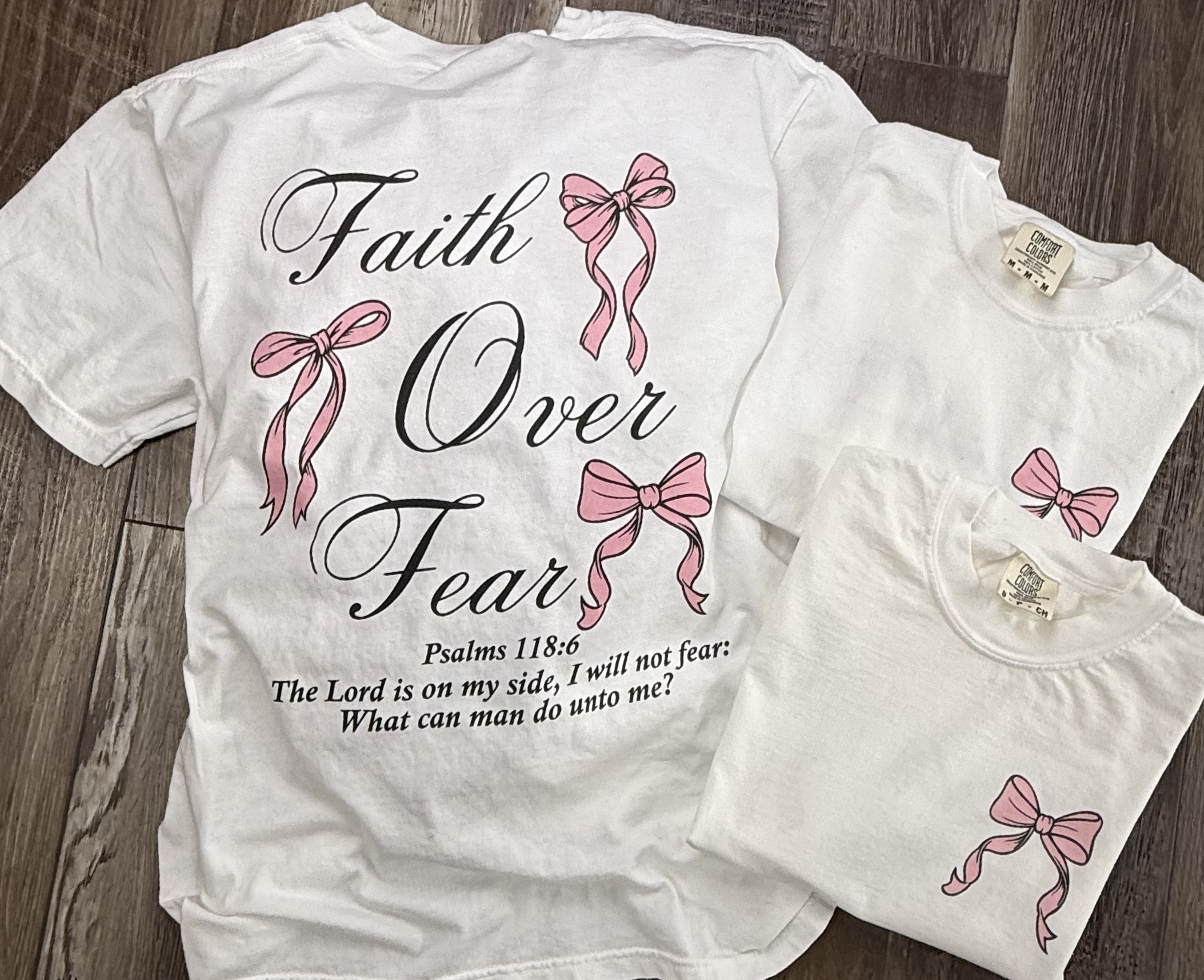 Faith Over Fear Coquette Tee