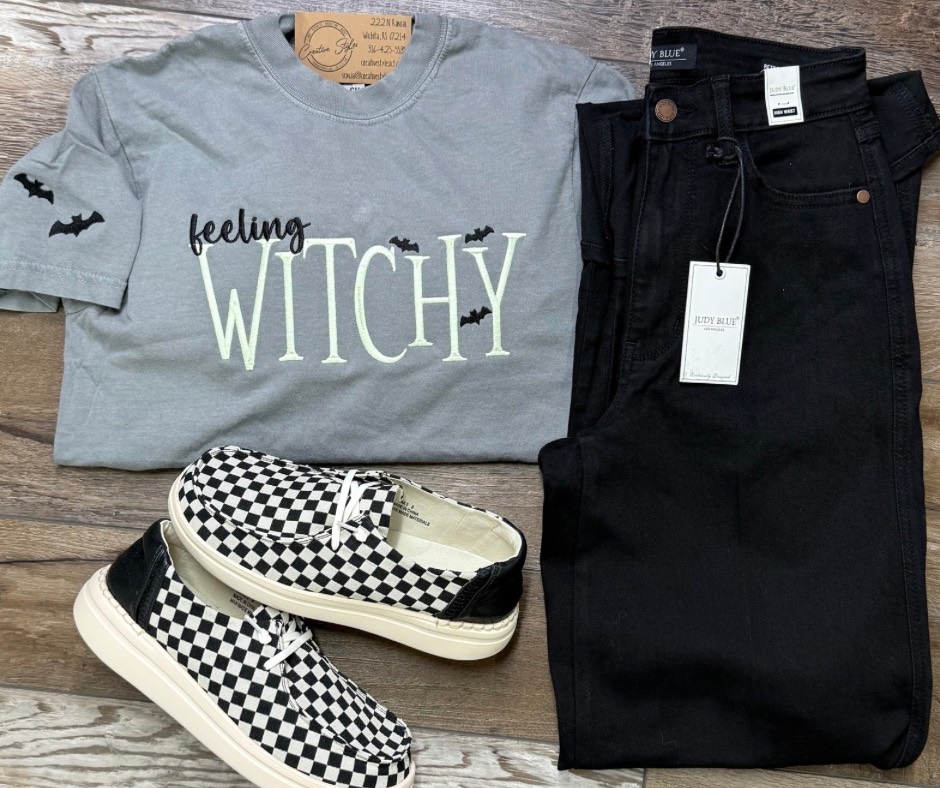 Feeling Witchy Embroidered Tee