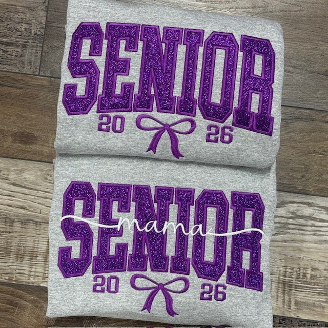 Senior 2026 Embroidered Sweatshirt