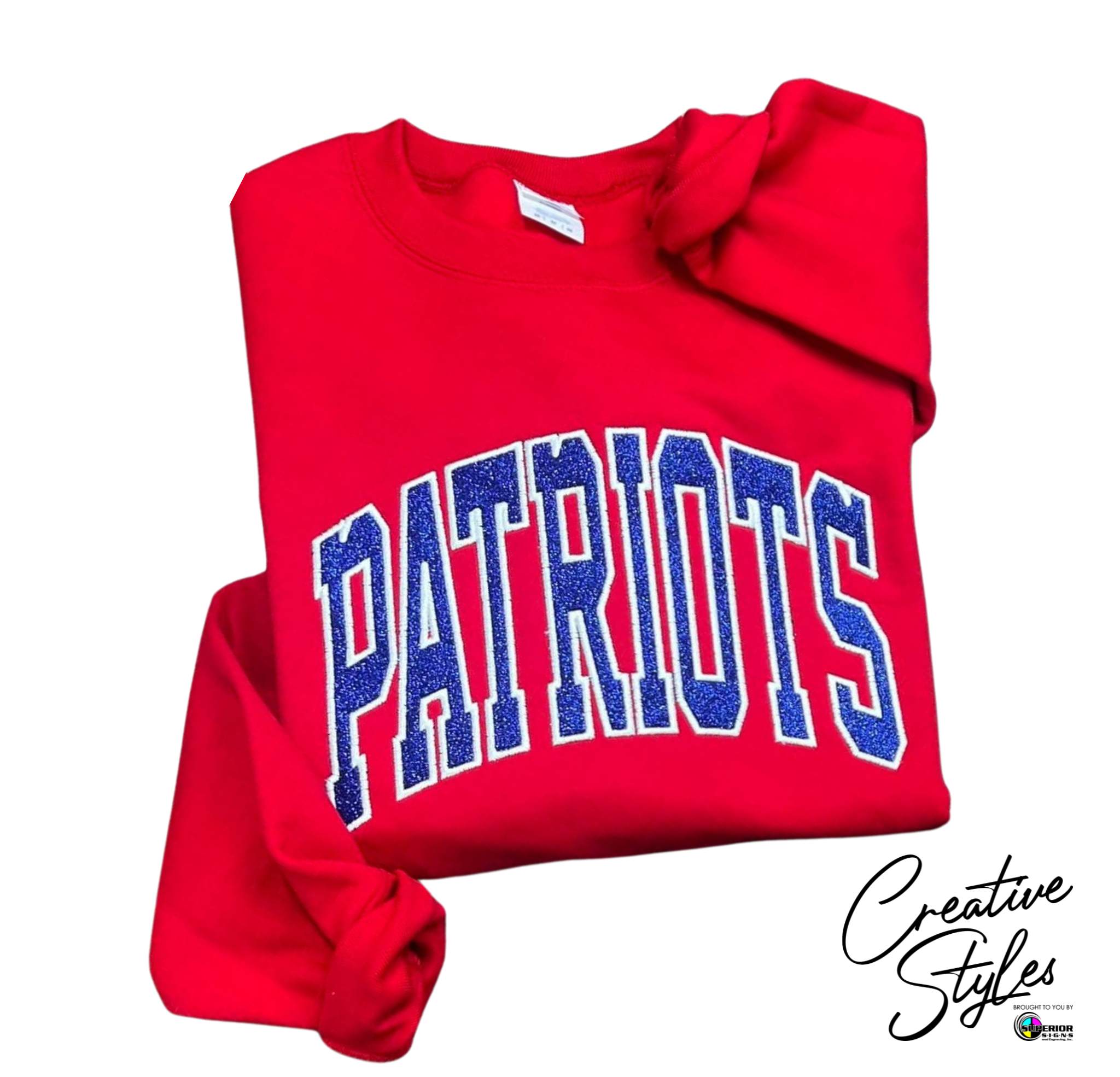 Patriots Embroidered Sweatshirt