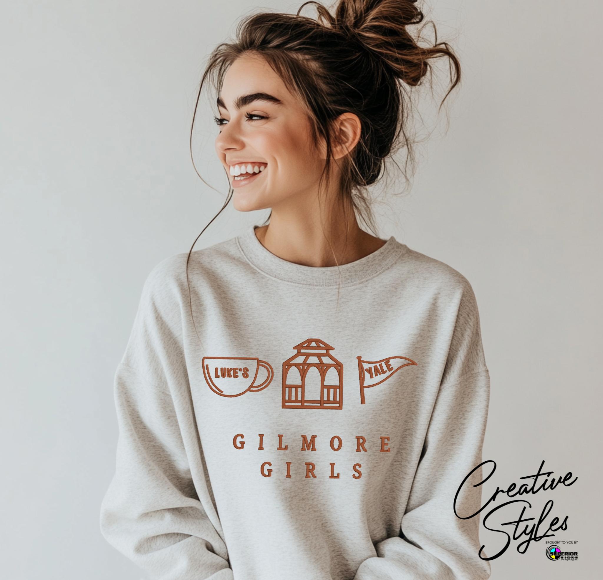Gilmore Girls Embroidered Crewneck