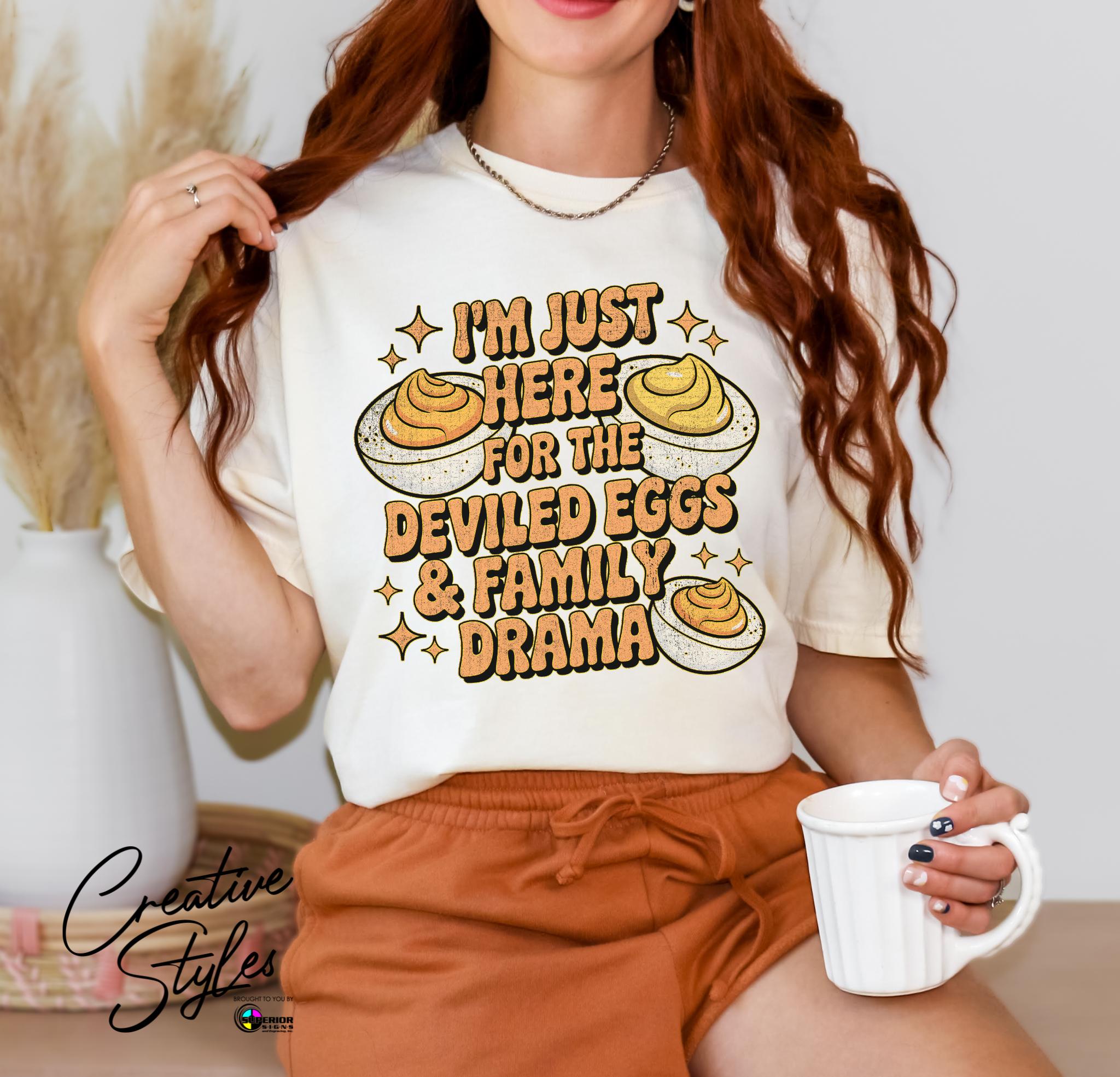 Deviled Eggs & Family Drama Tee
