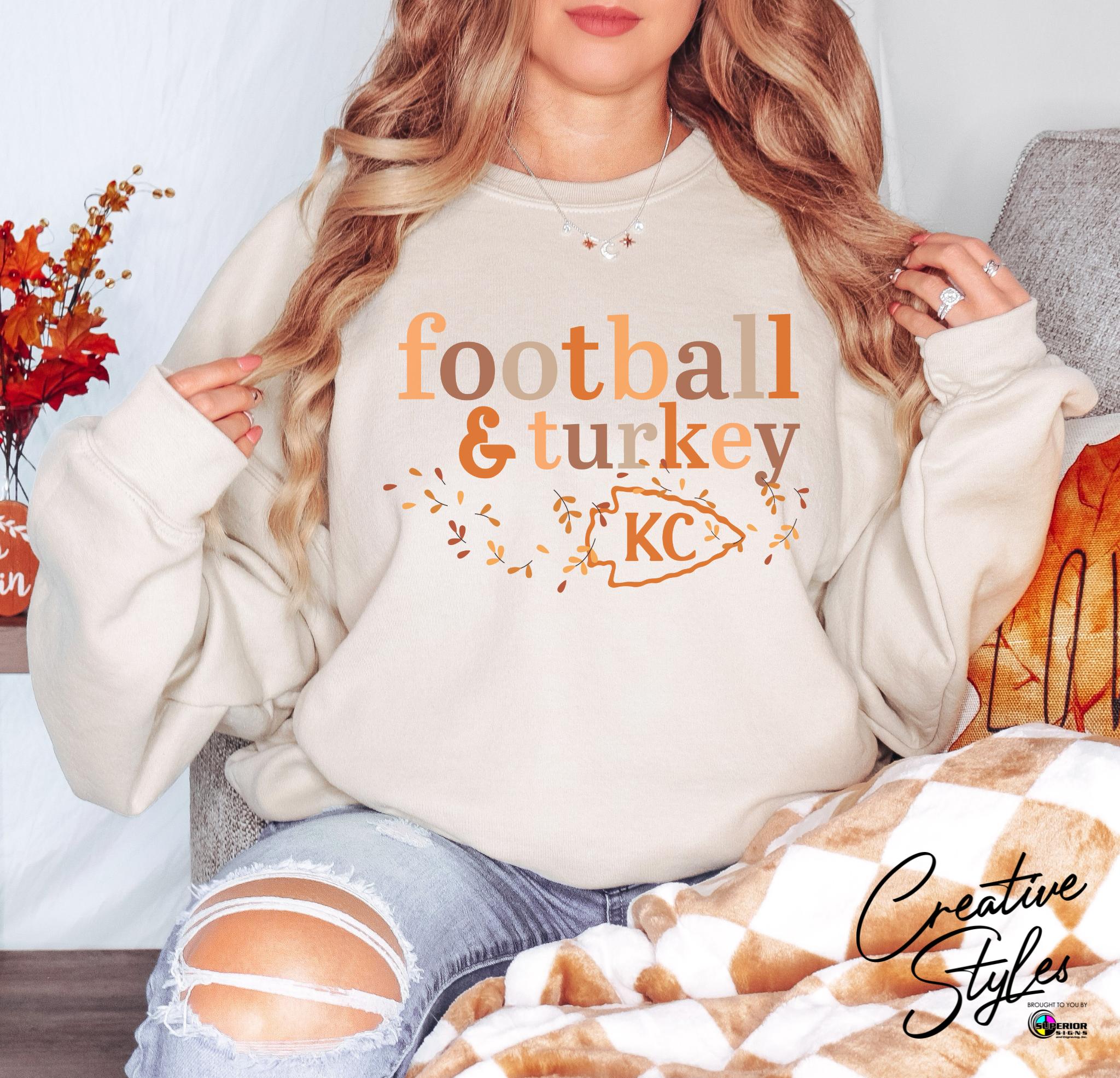 Football and Turkey KC Sweatshirt