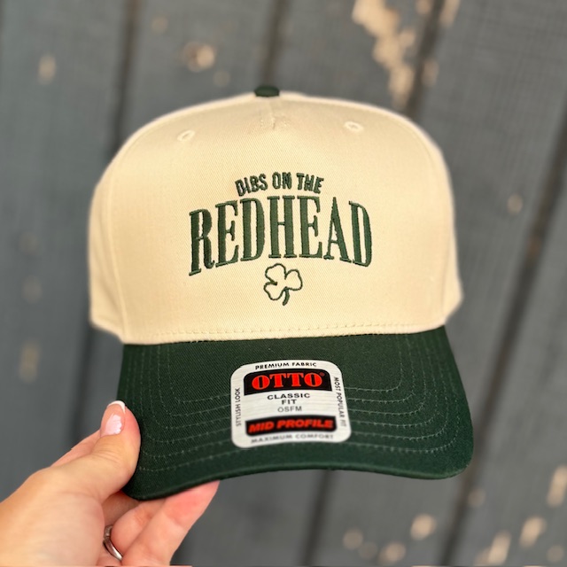 Dibs on the Redhead Embroidered Hat