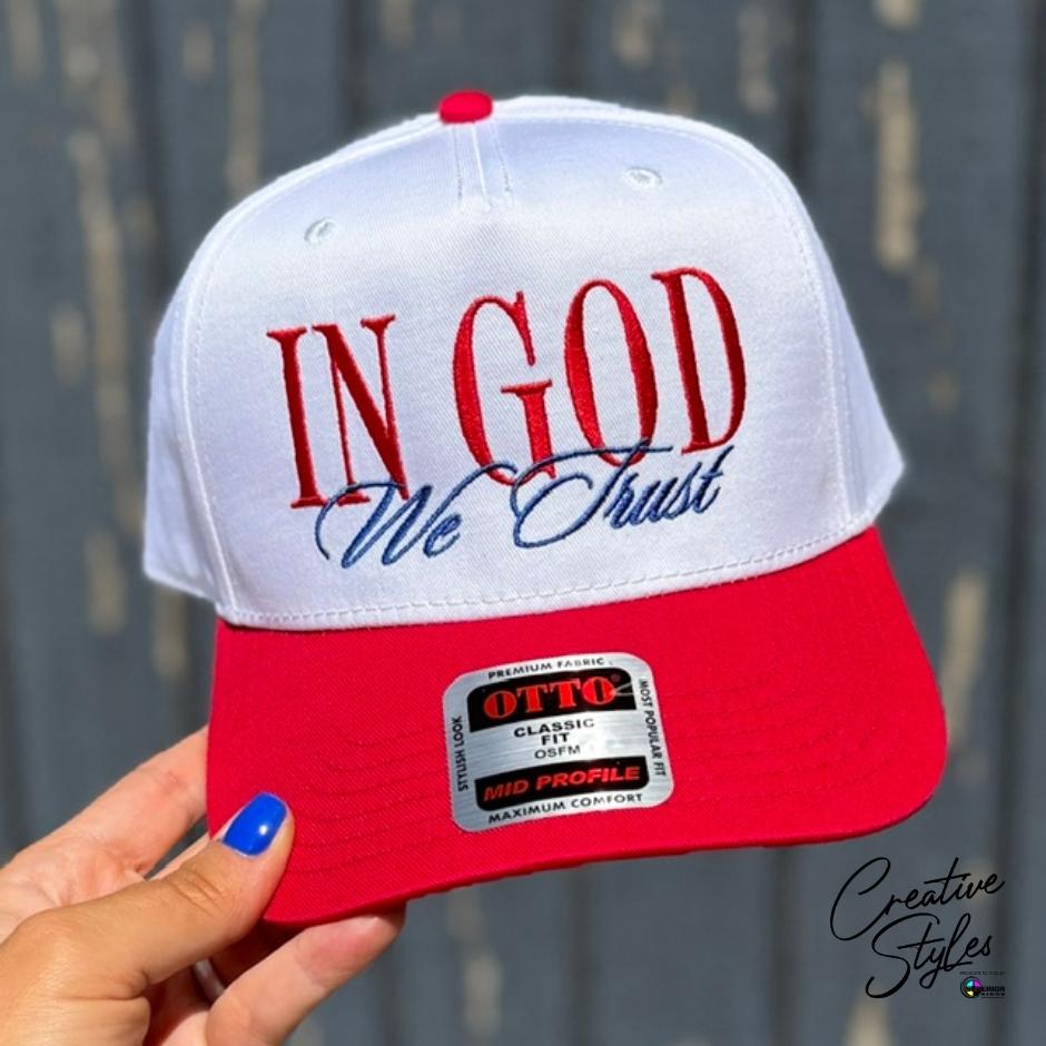 In God We Trust Embroidered Hat