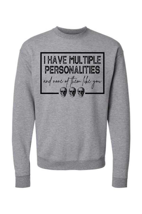 Multiple Personalities Crewneck Sweatshirt