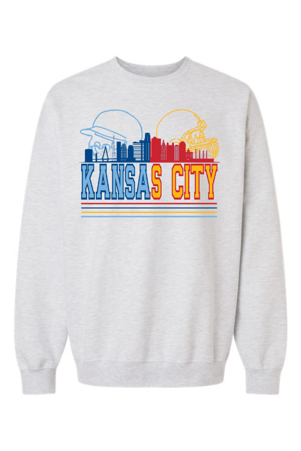 Kansas City Split Crewneck Sweatshirt
