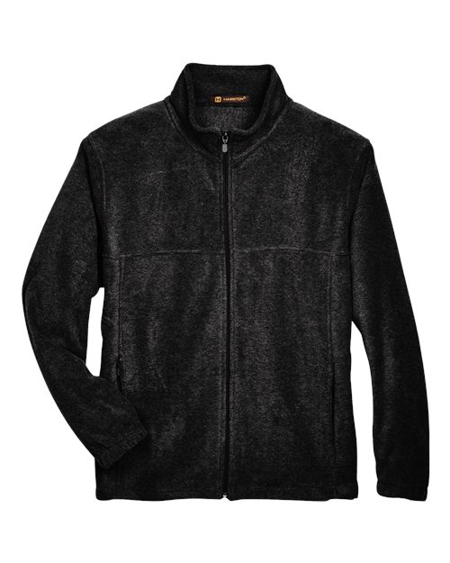 Full-Zip Fleece with left chest embroidery