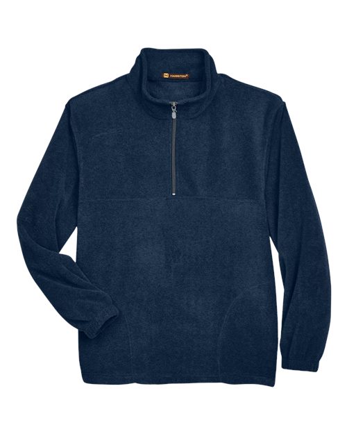 Quarter-Zip Fleece Pullover with left chest embroidery