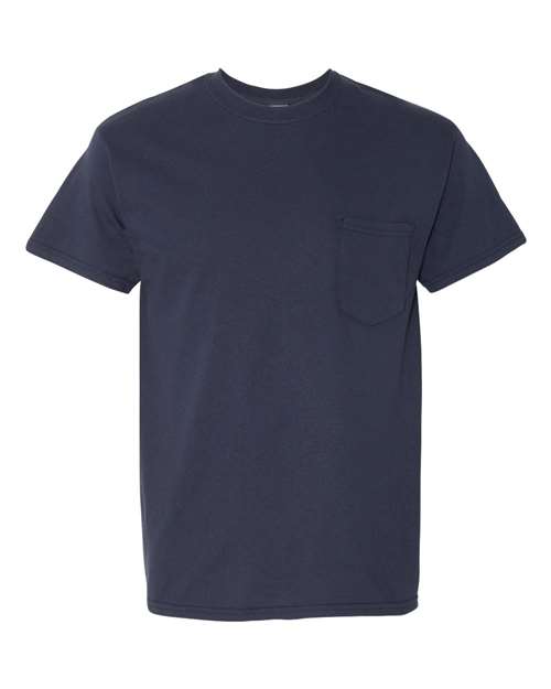 Cotton Pocket T-Shirt with embroidery options