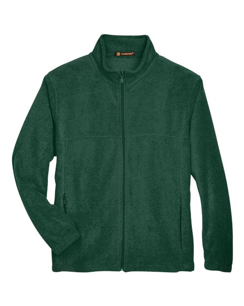 Full-Zip Fleece with left chest embroidered