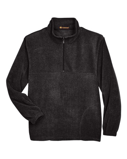 Quarter-Zip Fleece Pullover with left chest embroidered