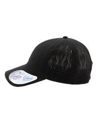 Women's Perforated Performance Cap w/ front embroidery & Ponytail opening back