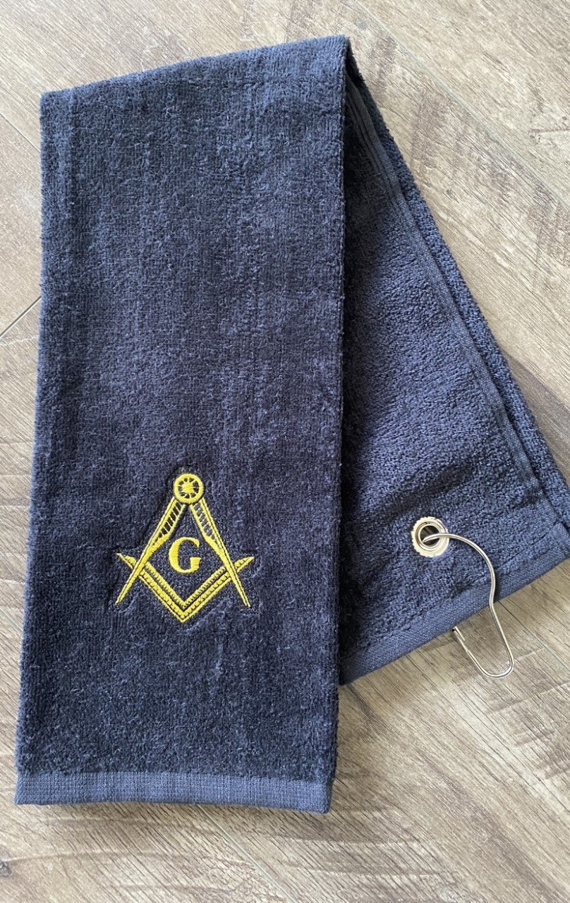 Trifold Golf Towel with Grommet and Hook