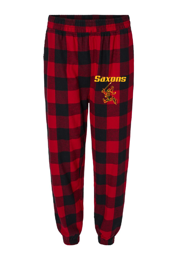 SHS 23.6 Black-Red jogger plaid pants