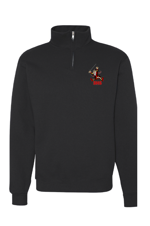 NEW Sc 25.2 Black 1-4 zip sweatshirt