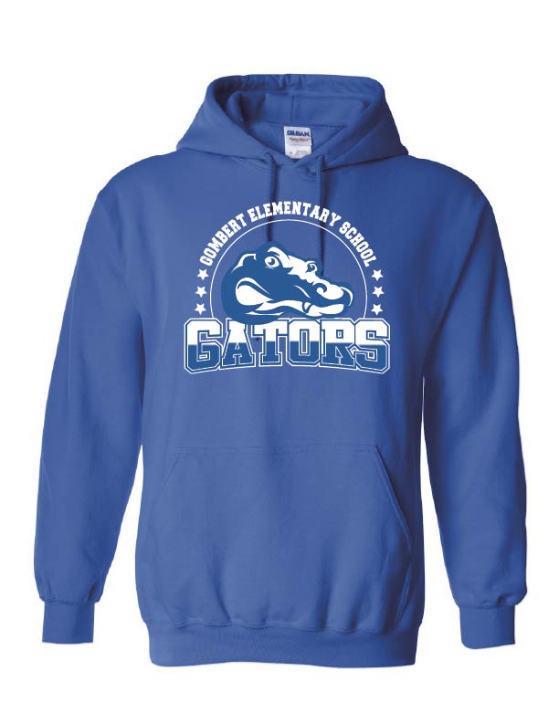 Gombert 26.3 Royal blue or Irish green hoodie