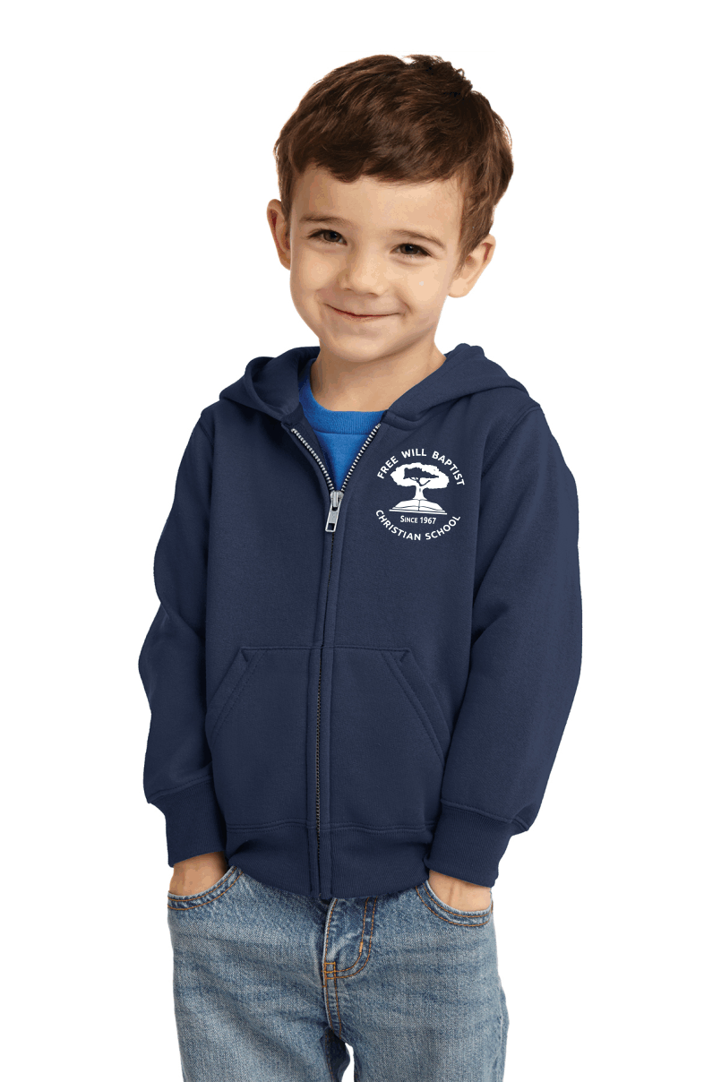 INFANT AND TODDLER ZIP HOODIES