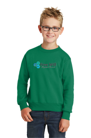 Youth Fleece Crewneck Sweatshirt