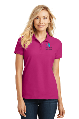 Ladies Embroidered Polo