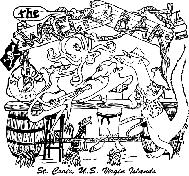 WRECK BAR - PEN AND INK VERSION