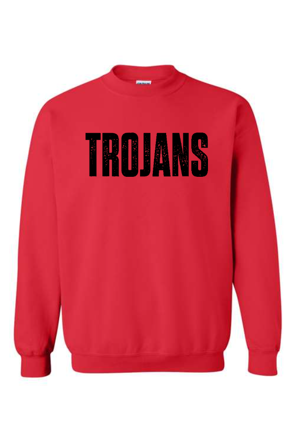 TROJANS Crewneck Sweatshirt STITCHED FABRIC