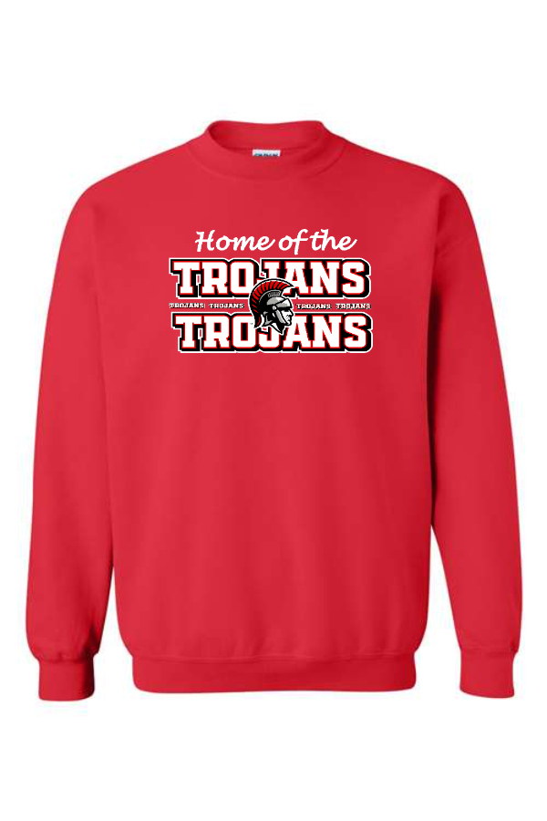 Home of the Trojans Crewneck Sweatshirt