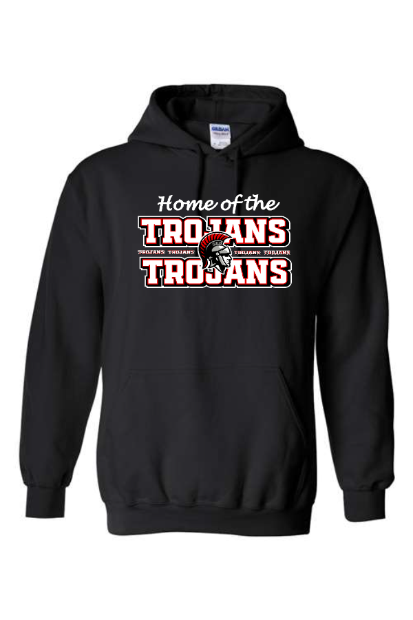 Home of the Trojans Hooded Sweatshirt