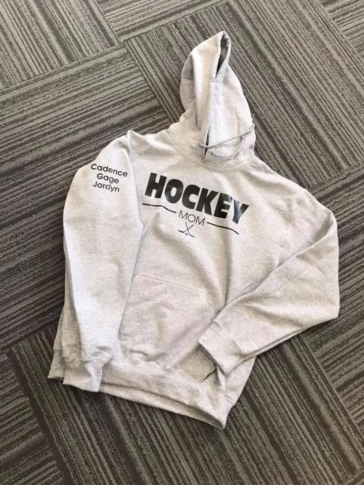 "Hockey Mom" Softstyle Hooded Sweatshirt