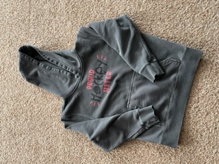 Proud Hockey YOUTH Midweight Pigment Dyed Hooded Sweatshirt