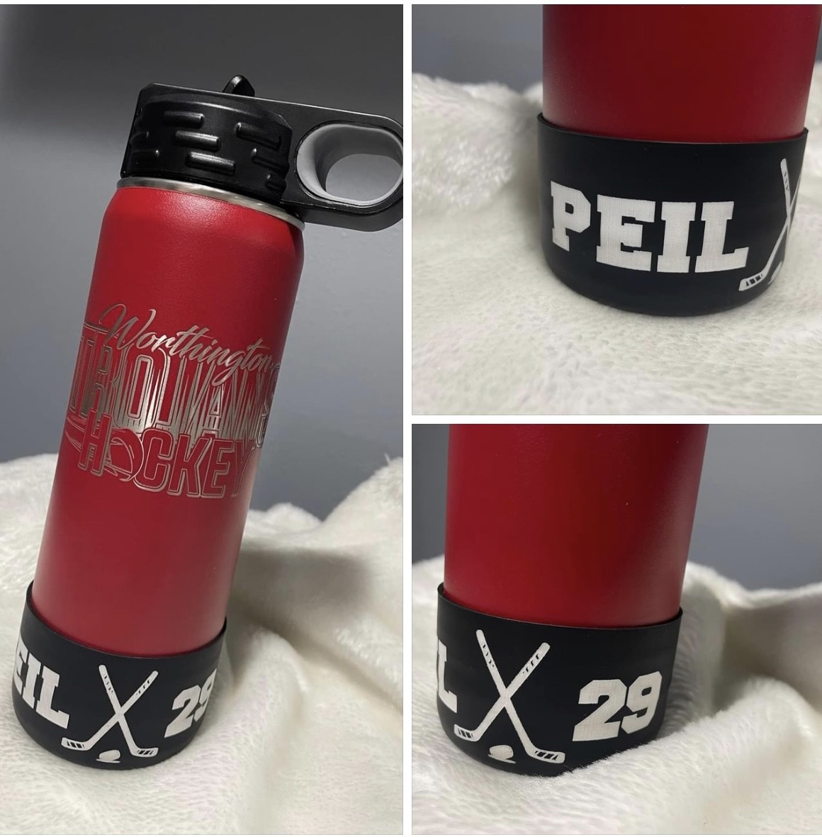 Worthington Trojan Hockey 20 oz. PC Water Bottle