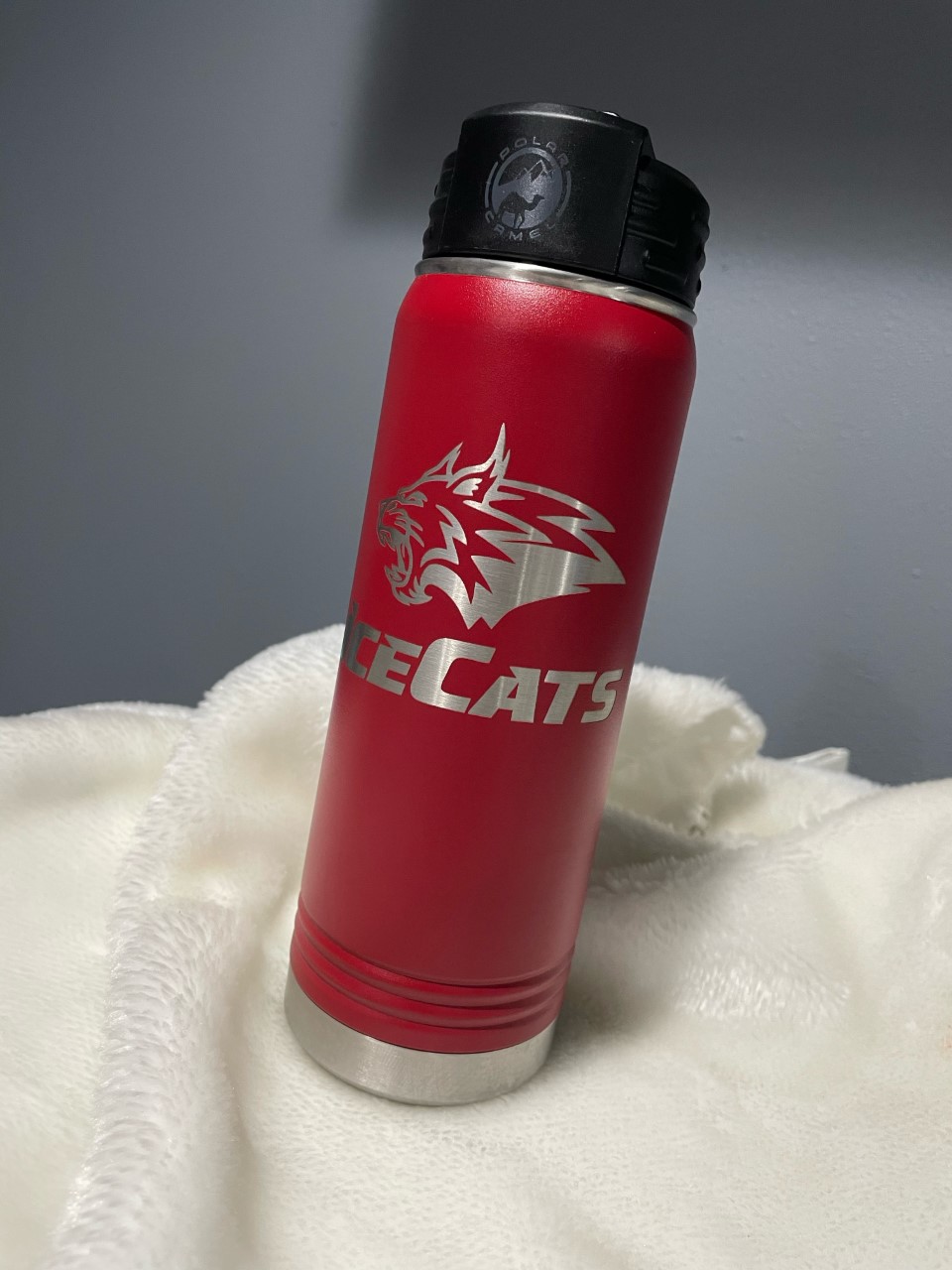 "Brandon Valley Ice Cats" 20 oz. PC Water Bottle
