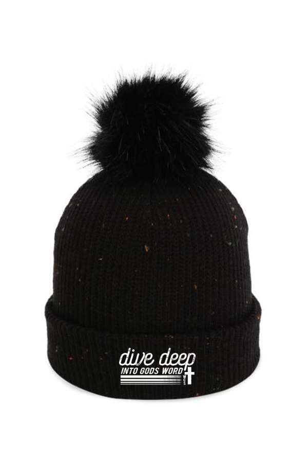 Montage Pom Cuffed Beanie STITCHED
