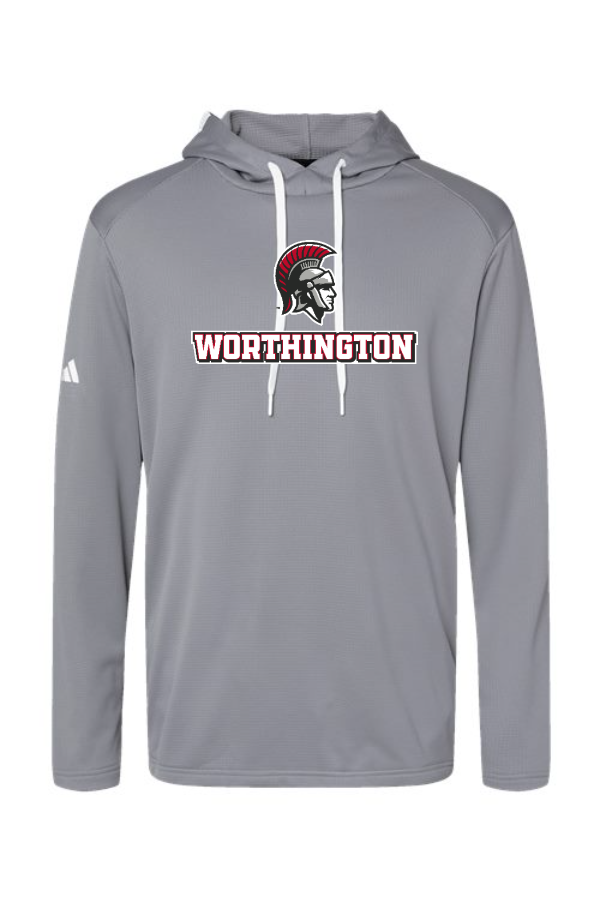 Trojans Adidas Textured Mixed Media Midweight Hooded Sweatshirt STITCHED