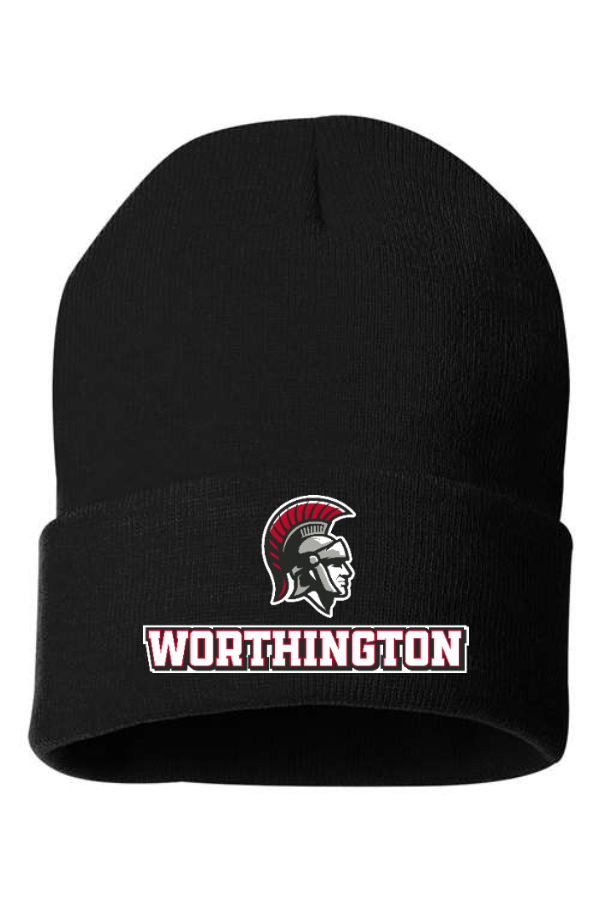 WGTN 12" Solid Cuffed Beanie STITCHED