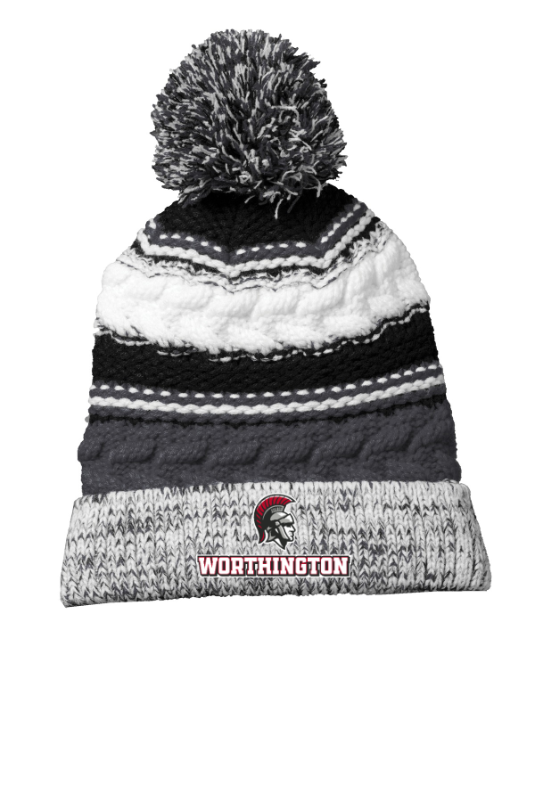 Trojans Pom Pom Team Beanie STITCHED
