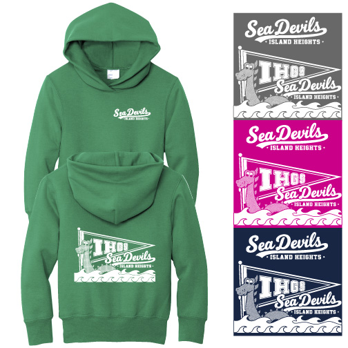 10...  Hooded Pullover Sweatshirt
