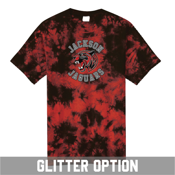 03   Red/Black Crystal Tie-Dye T-Shirt