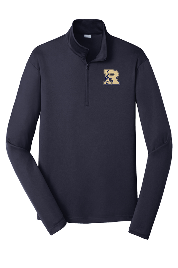 Small Band print Adult Performance 1/4 Zip - ST357
