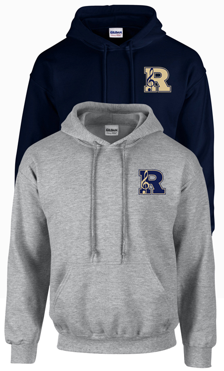 Small Band print Hooded Sweatshirt - G185B/G185