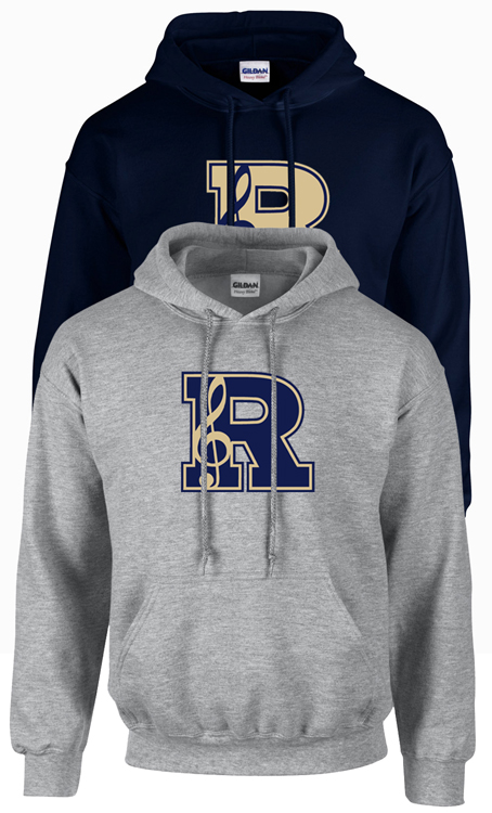 Big Band print 8oz. Hoodie - 18500B/18500