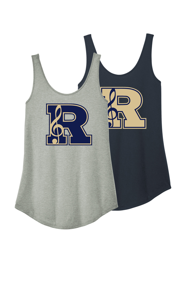 Big Band print Ladies Relaxed Tank - DT151
