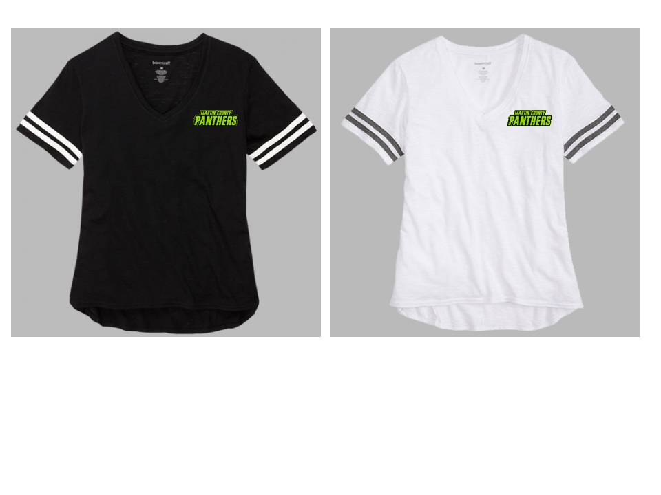 Ladies V-Neck Slub Shirt