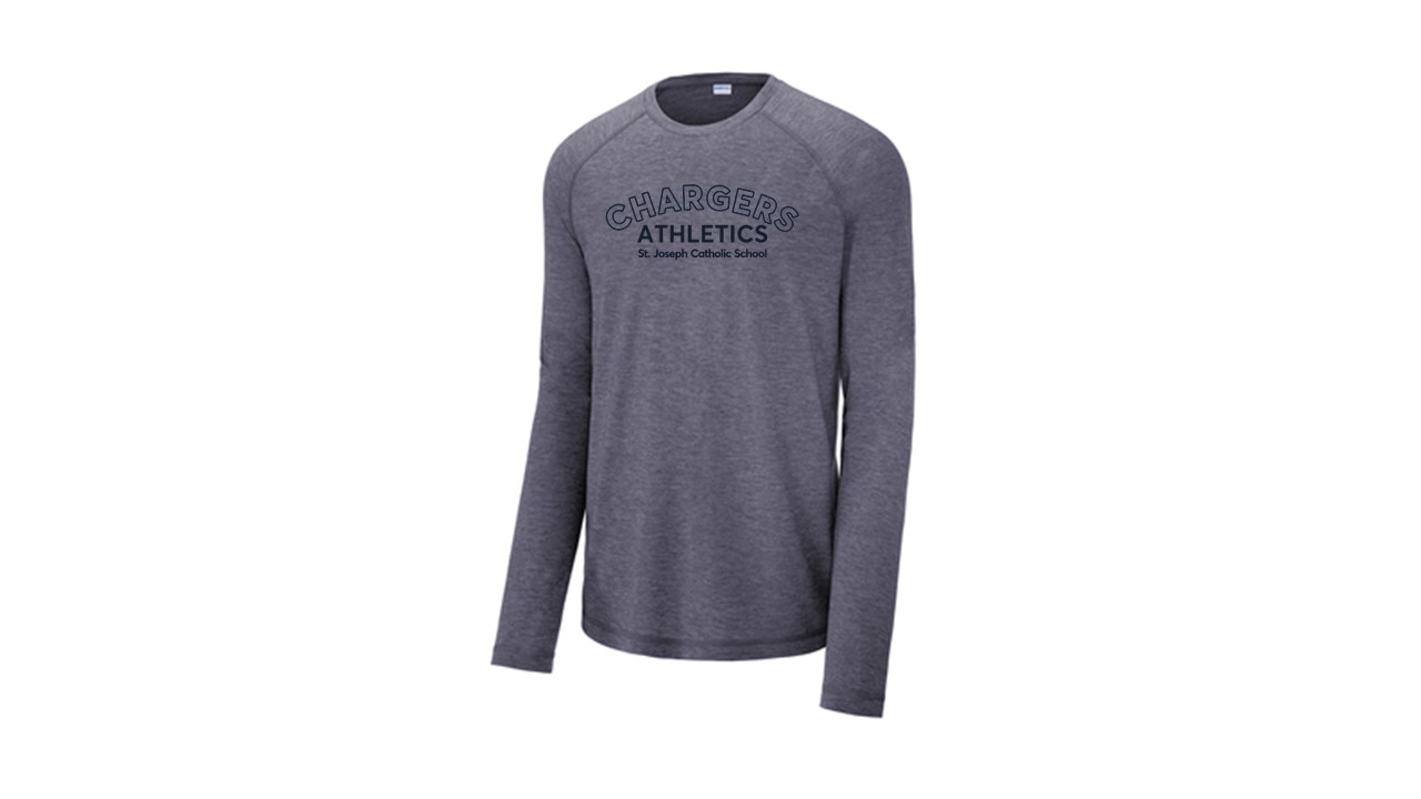 Long Sleeve Tri-Blend Wicking Raglan