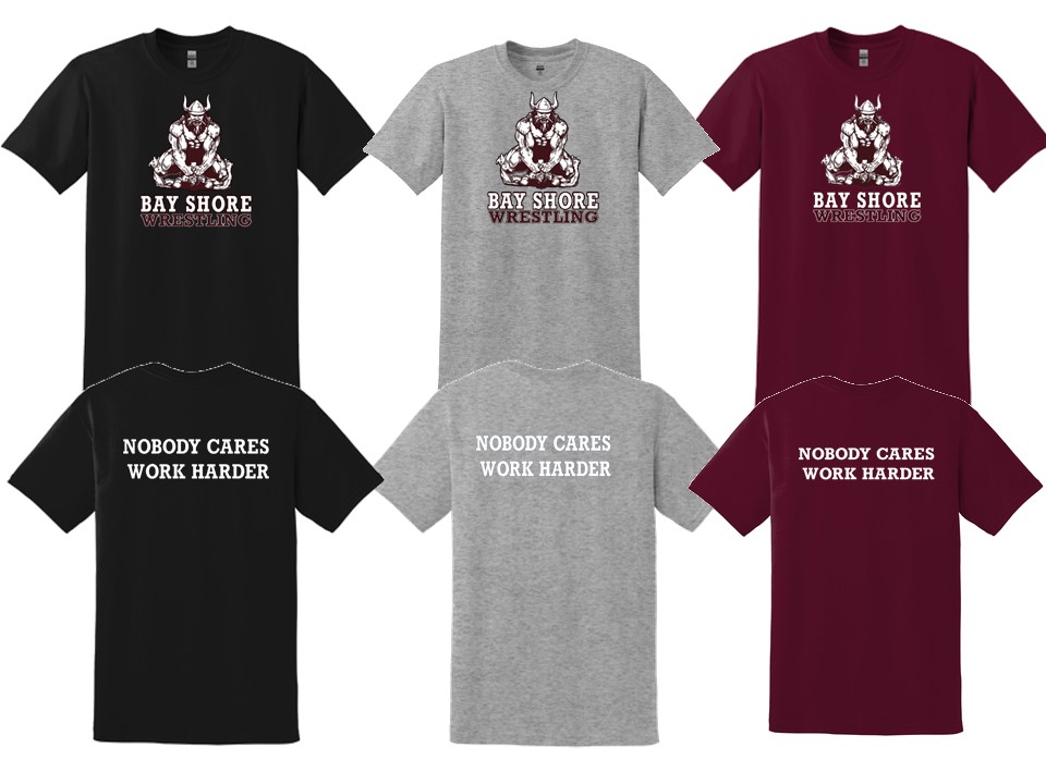 Nobody Cares Work Harder Short Sleeve T-Shirt